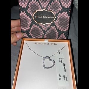 Heart Necklace Sterling Silver 